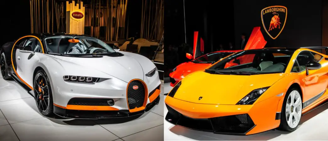 Lamborghini Aventador vs. Bugatti Chiron