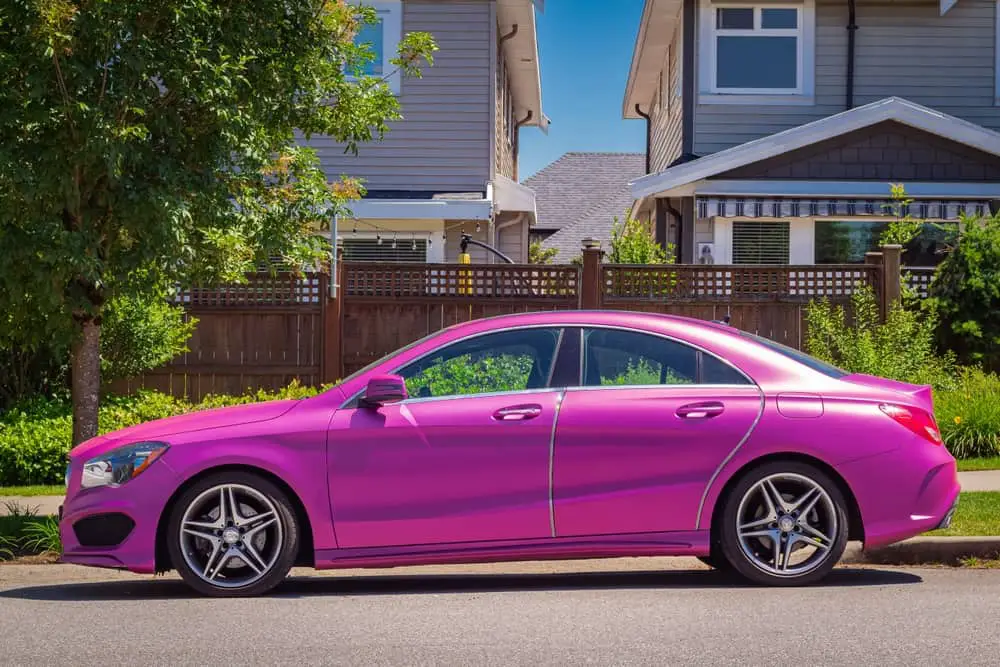 Barbie Pink Fiat 500 50th Anniversary Edition Car Vehicle Doors