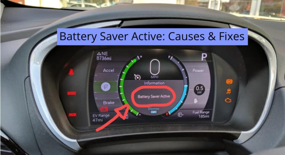 Battery Saver Active Common Causes & Fixes Vehicle Help